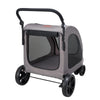 Pet Stroller 4-Wheels Dog Stroller Carrier 160lbs Weight Capacity Portable