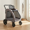 Pet Stroller 4-Wheels Dog Stroller Carrier 160lbs Weight Capacity Portable